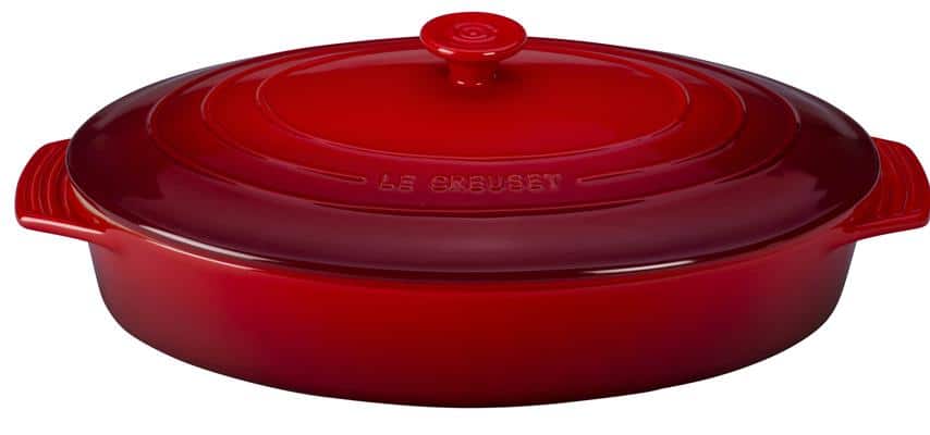 Le Creuset Cherry Casserole with Lid