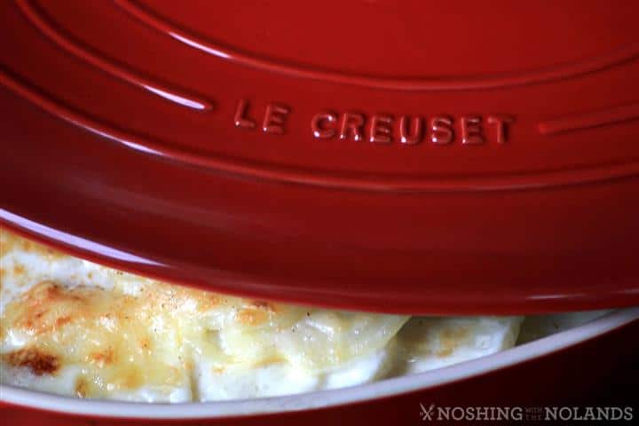 Potatoes Dauphinoise #LeCreuset by Noshing With The Nolands 