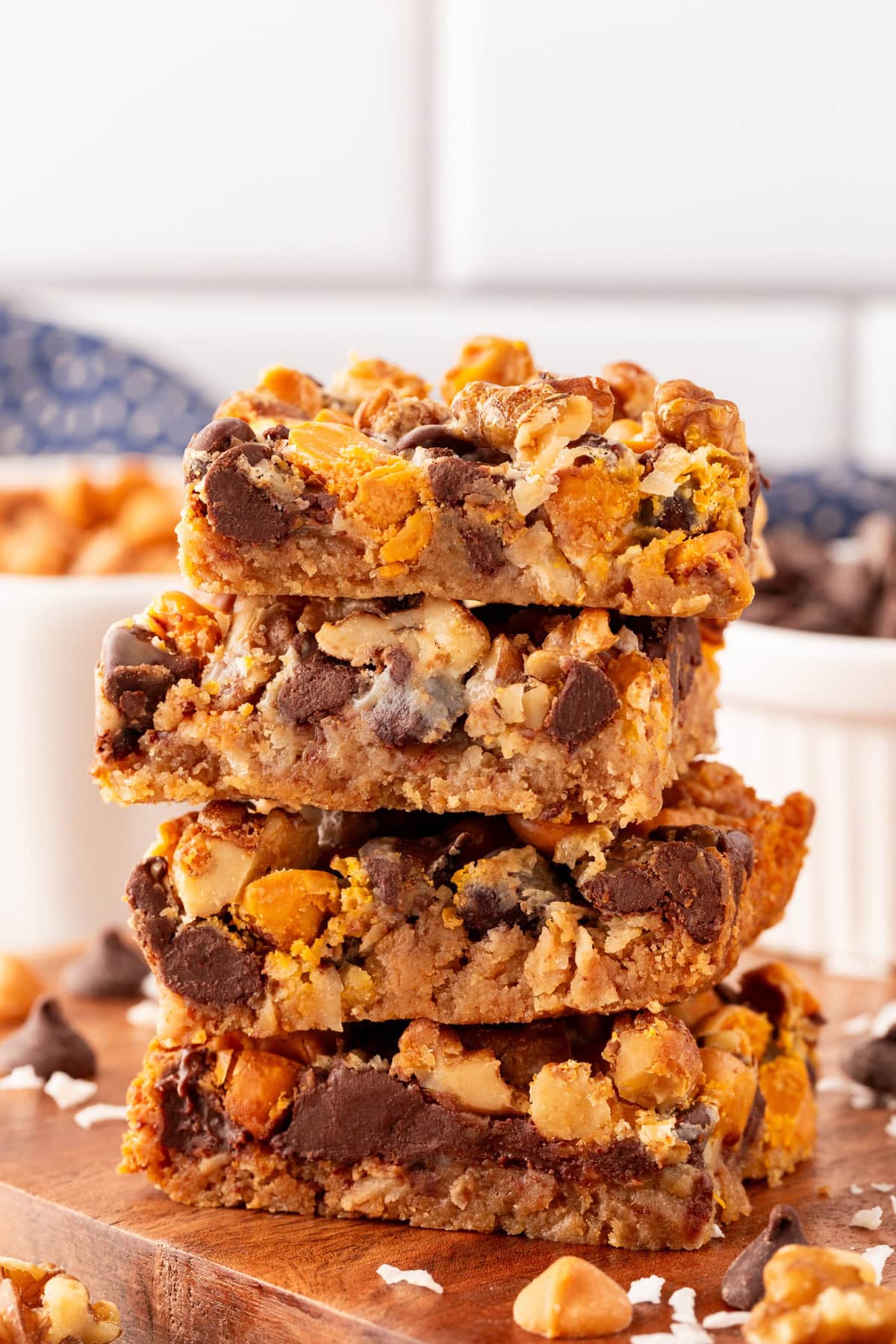 Stacked Seven Layer Bars. 