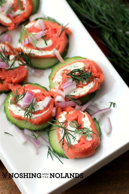 Smoked Salmon Twirls by Noshing With The Nolands