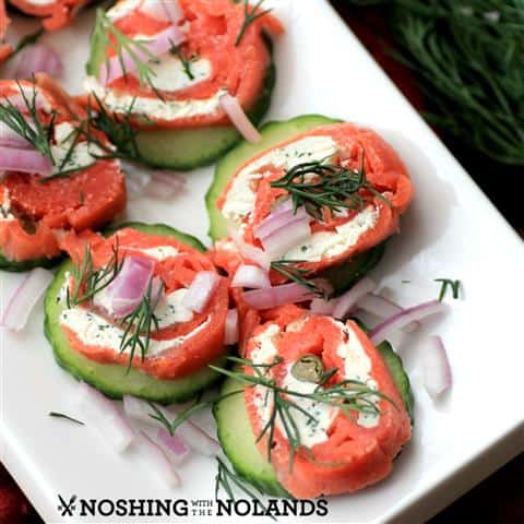 Smoked Salmon Twirls by Noshing With The Nolands