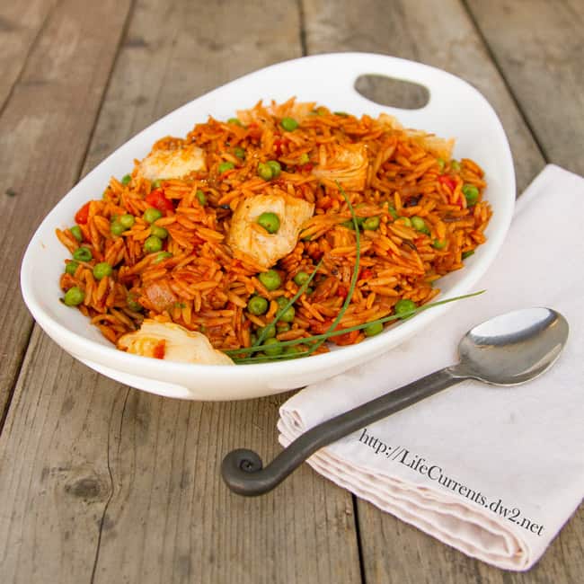 Quick and Easy Orzo Paella by Life Currents
