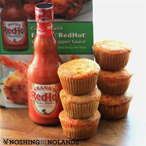 Cayenne Pepper Sauce Swirled Bacon Cornbread Muffins by Noshing With The  Nolands 