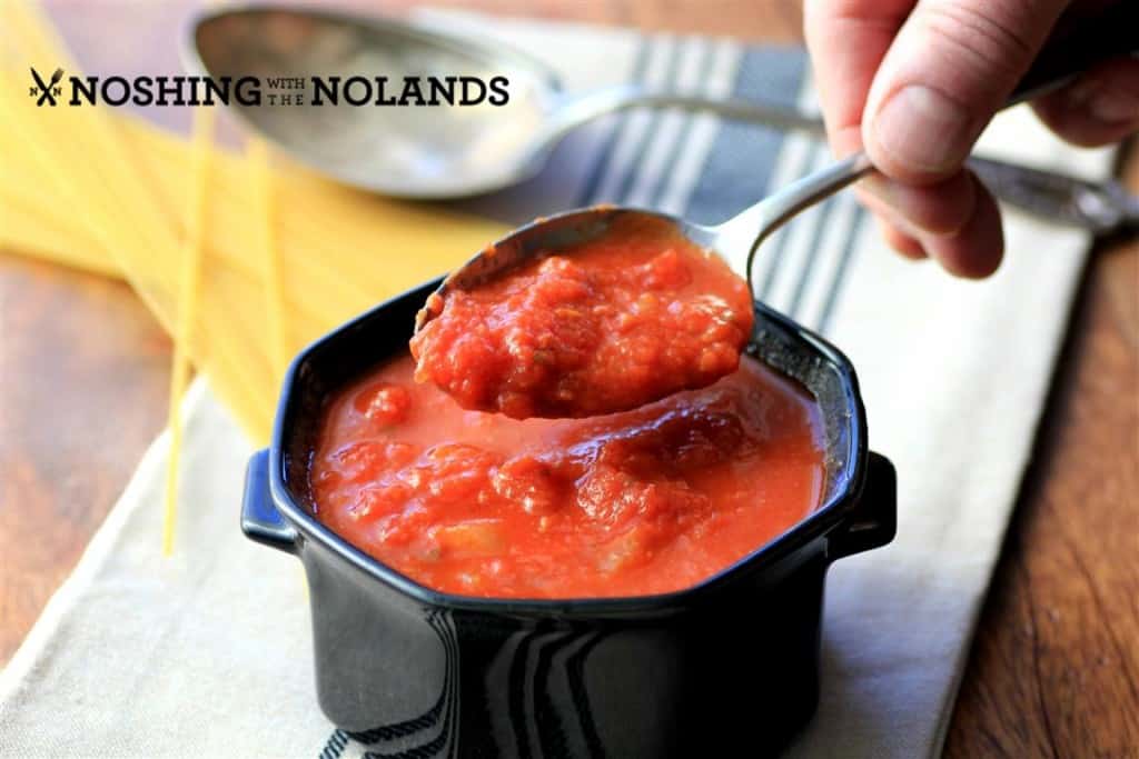 Slow Cooker Marinara Sauce by Noshing With The Nolands 