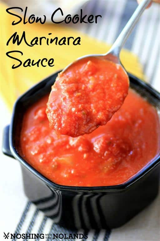 Slow Cooker Marinara Sauce by Noshing With The Nolands