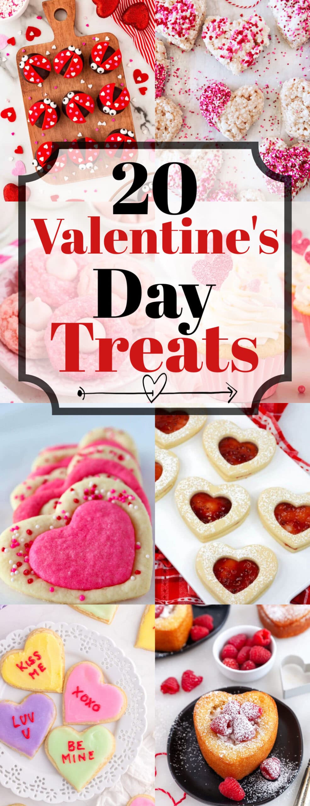 20 Valentine's Day Treats Pin. 