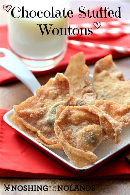 Chocolate Stuffed Wontons by Noshing With The Nolands