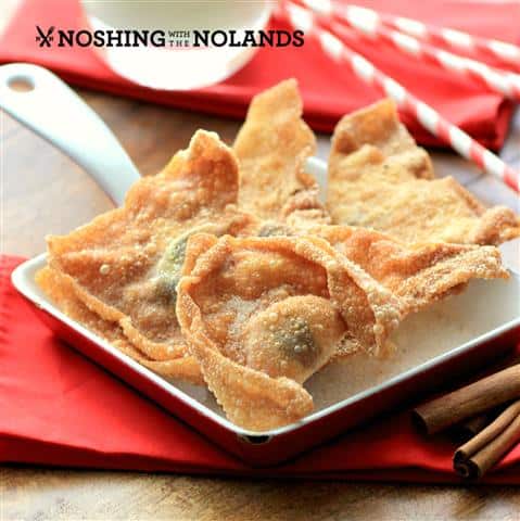 Chocolate Stuffed Wontons by Noshing With The Nolands 