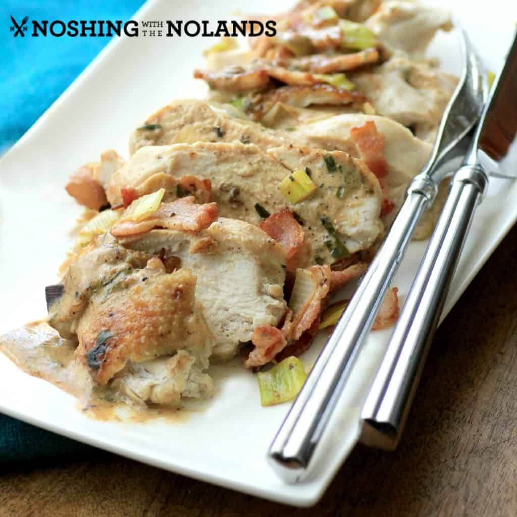 Chicken Bacon Leek Casserole by Noshing With The Nolands