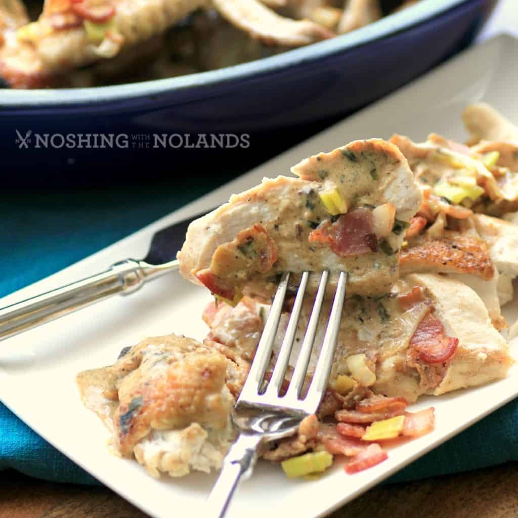 Chicken Bacon and Leek Casserole by Noshing With The Nolands