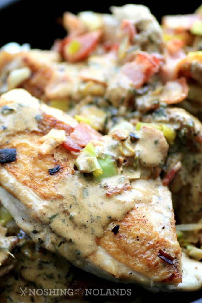 Chicken Bacon and Leek Casserole by Noshing With The Nolands