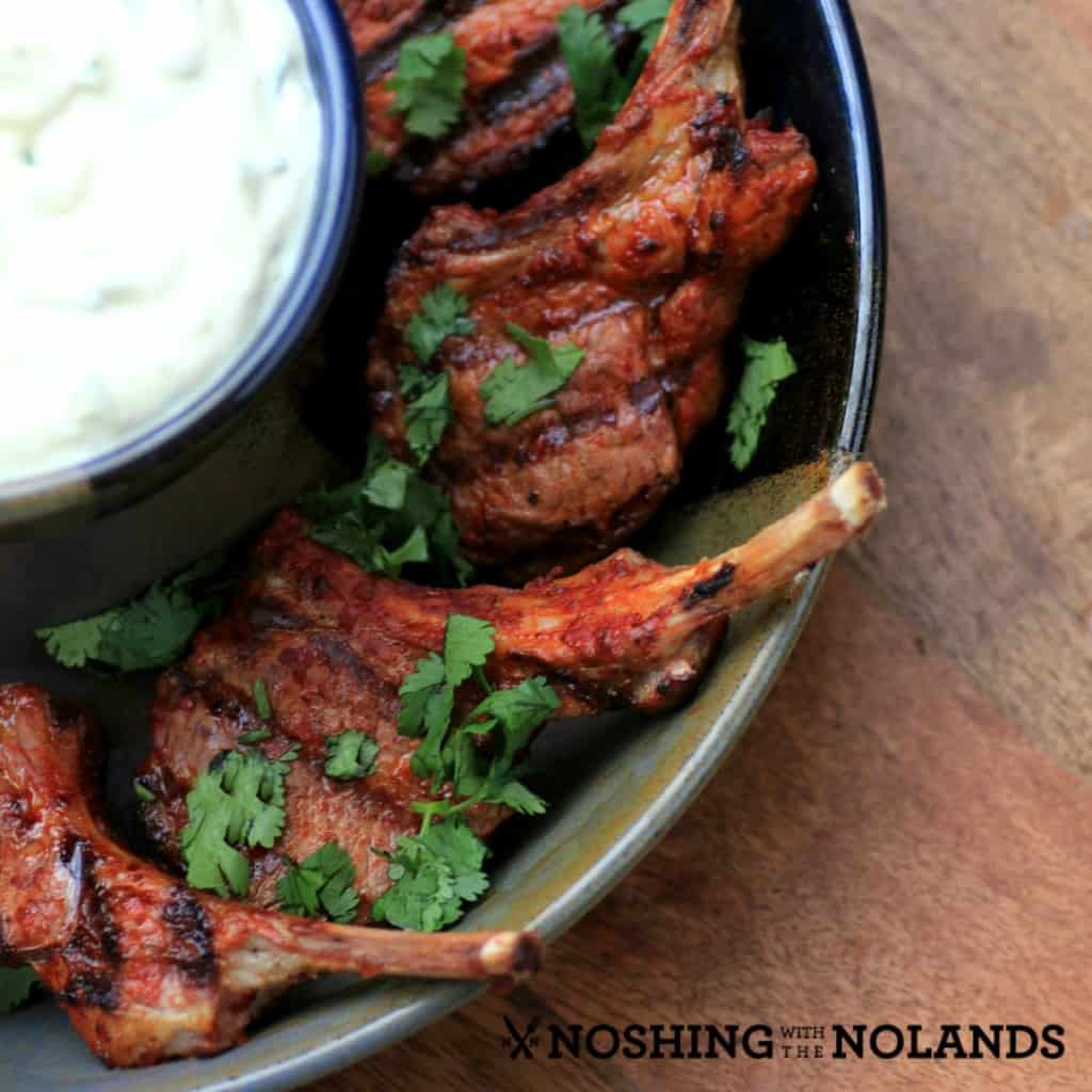 Mustard Harissa Lambsicles by Noshing With The Nolands