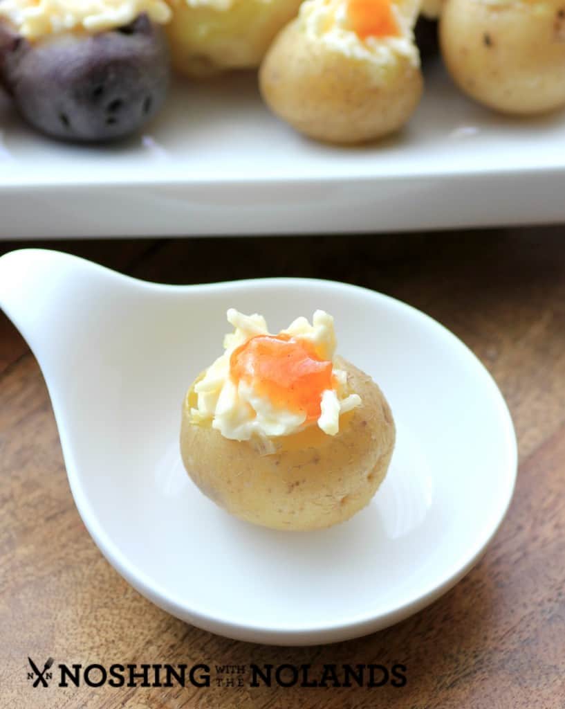 Cheese and Chutney Stuffed Creamer Potatoes by Noshing With The Nolands (3)