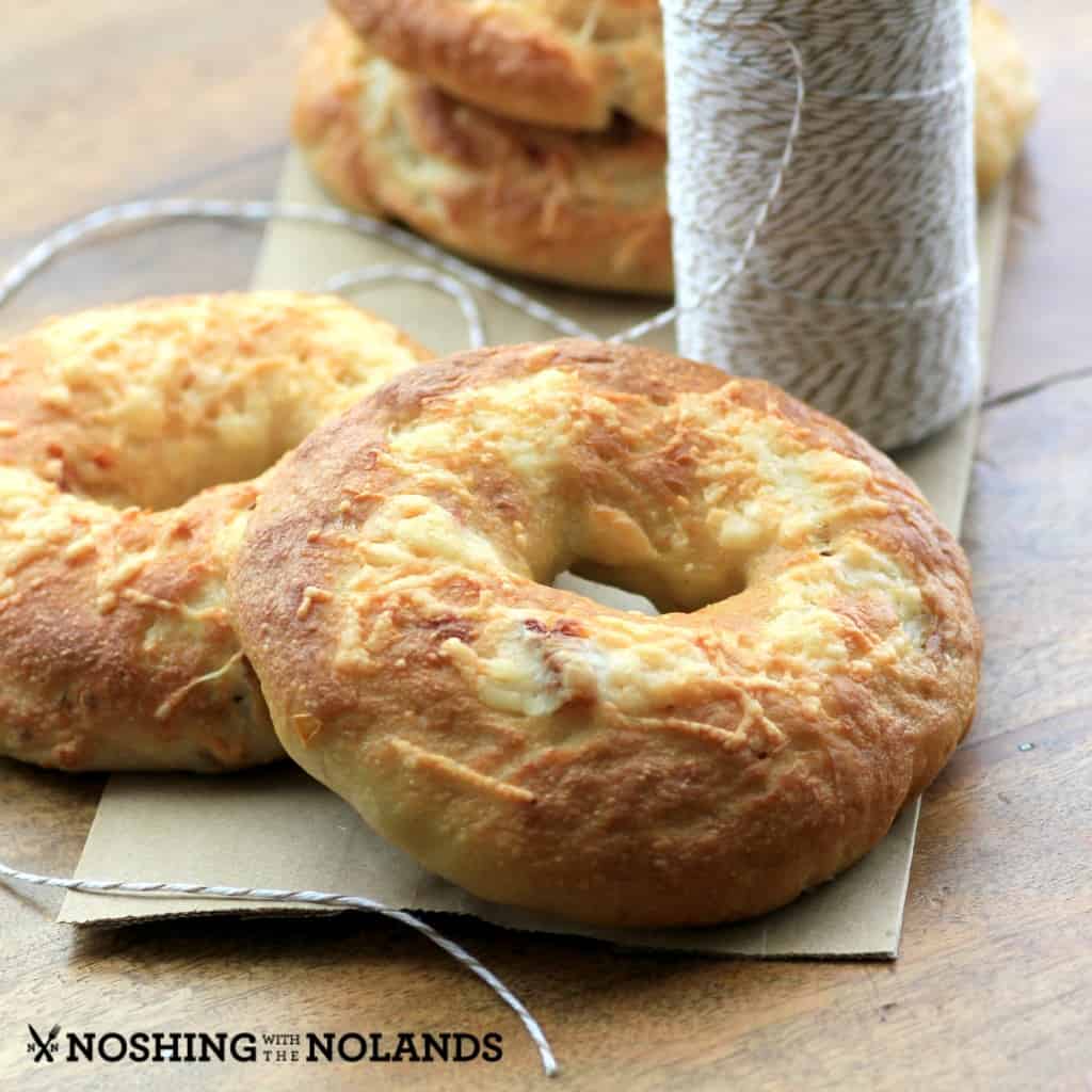 Sundried Tomato Asiago Bagels by Noshing With The Nolands