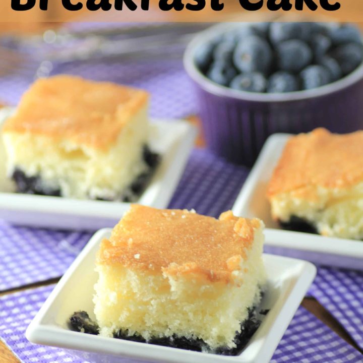 Blueberry Breakfast Cake #SundaySupper