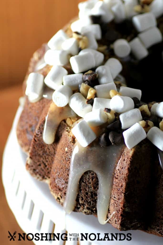 Cherry Chocolate Walnut Bundt by Noshing With The Nolands