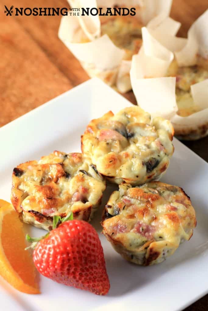 Individual Canadian Ham Mushroom Frittatas by Noshing With The Nolands (5)