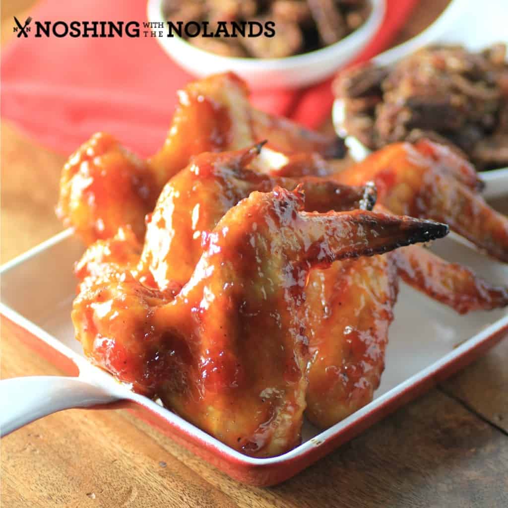 Maple Syrup Chipolte Wings by Noshing With The Nolands