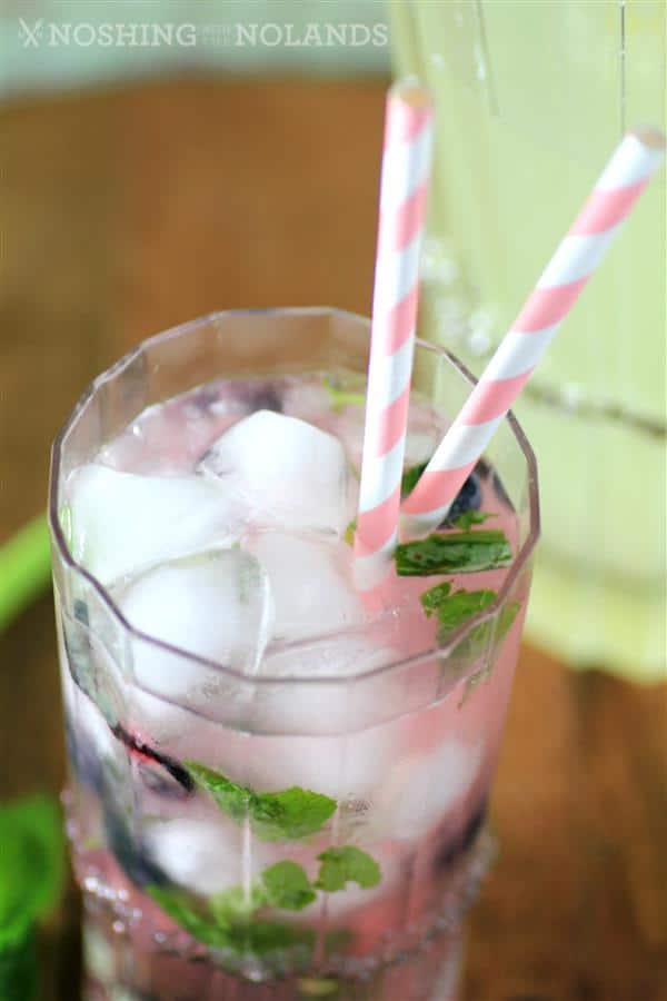 Blueberry Basil Lemonade by Noshing With The Nolands