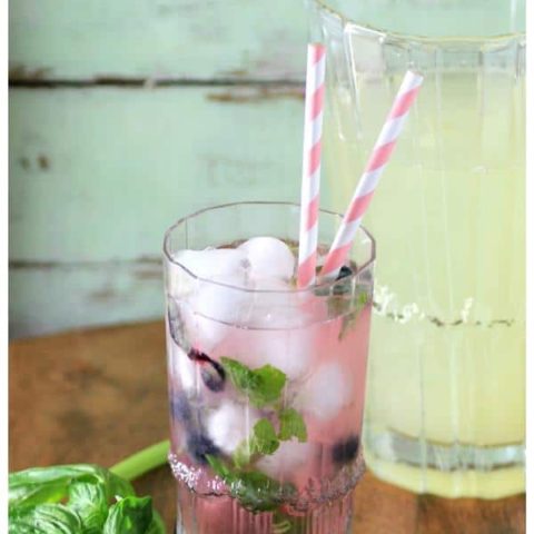 Blueberry Basil Lemonade