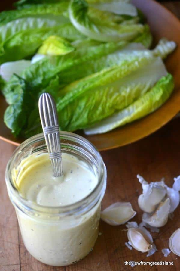 Authentic Caesar Dressing in Thirty Seconds by (Custom)