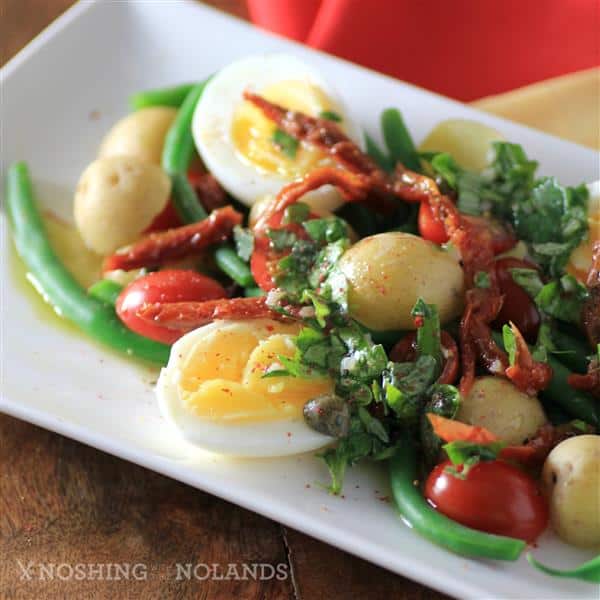 Egg Potato Green Bean Salad by Noshing With The Nolands (Custom)