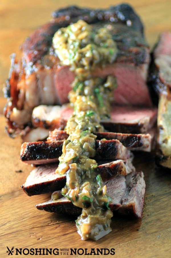 Grilled Steak with Brandy Green Peppercorn Sauce by Noshing With The Nolands (11)