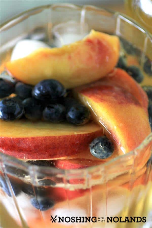 Peach Blueberry White Wine Sangria by Noshing With The Nolands (2) (Custom)