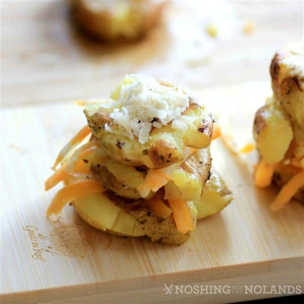 Cheesy Potato Stacks by Noshing With The Nolands 