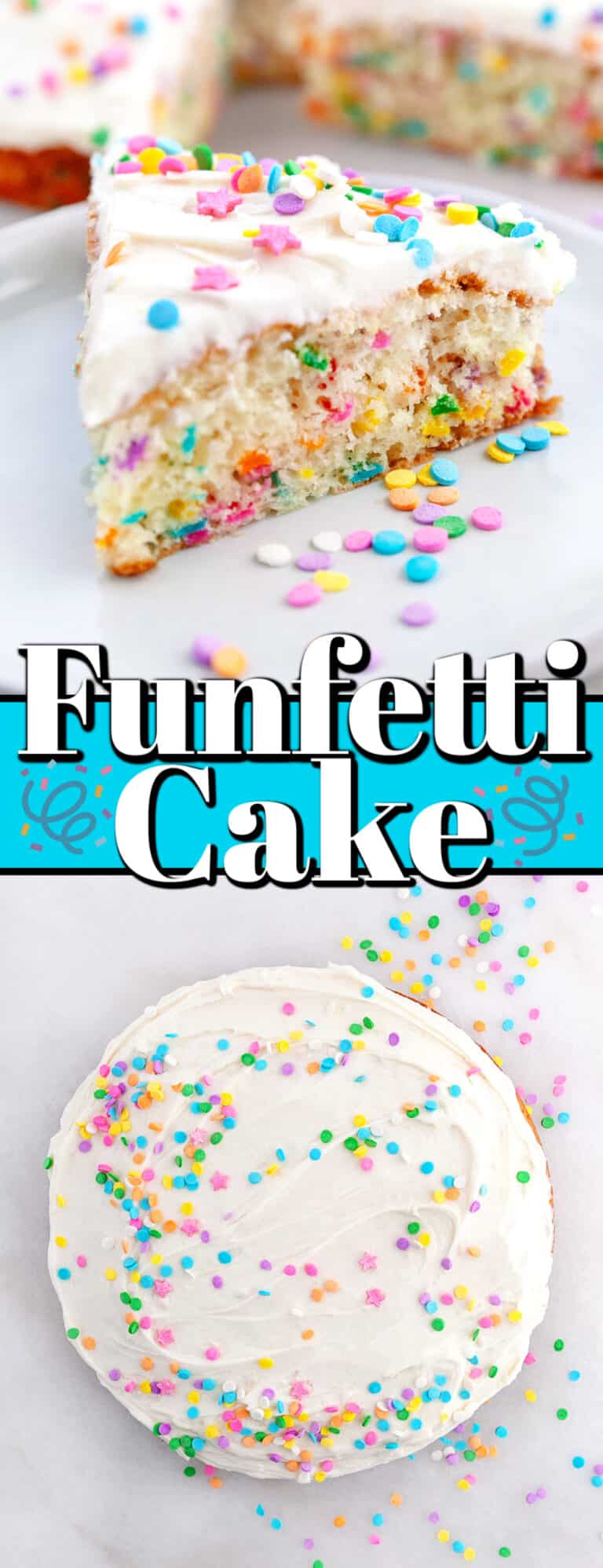 Funfetti Cake - Easy Homemade Recipe