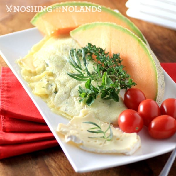 Brie and Herb Omelet by Noshing With The Nolands (Custom)