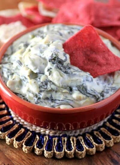 Spinach and Artichoke Dip hero.