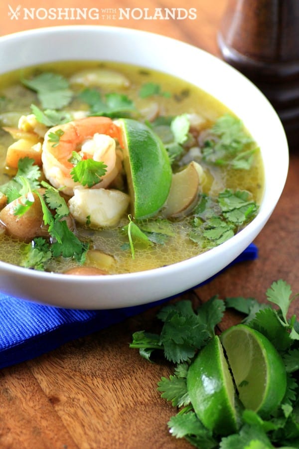 Peruvian Seafood Soup - Noshing With the Nolands