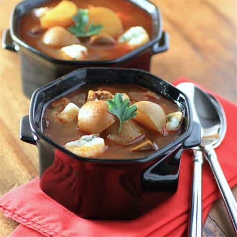 Slow Cooker Goulash Soup with Dumplings