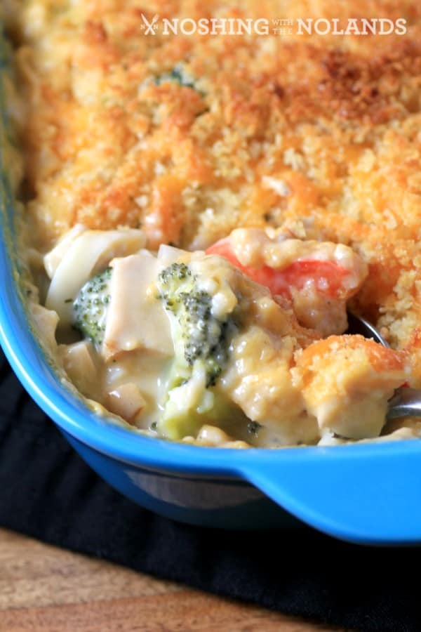 Cheesy Chicken Broccoli Noodle Casserole by Noshing With The Nolands