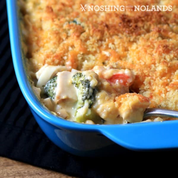 Cheesy Chicken Broccoli Noodle Casserole by Noshing With The Nolands 