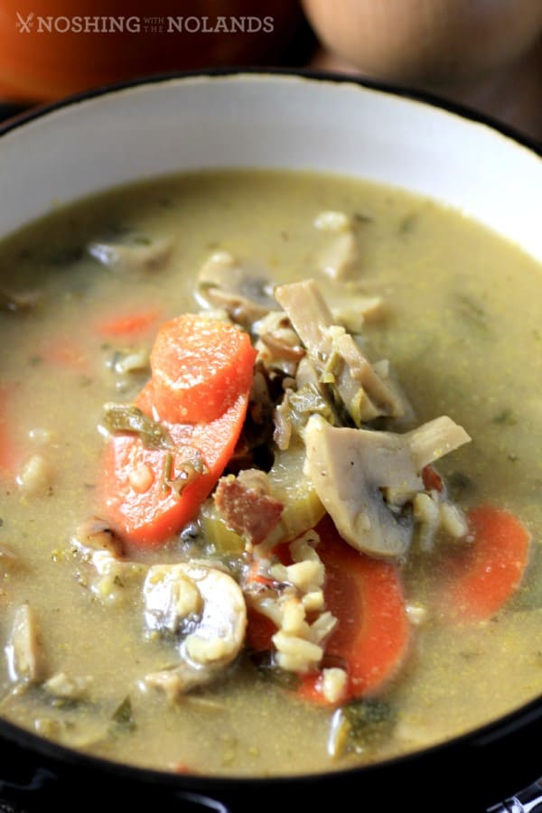 Mushroom Wild Rice Soup by Noshing With The Nolands