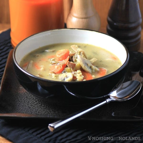 Mushroom Wild Rice Soup by Noshing With The Nolands (Custom)