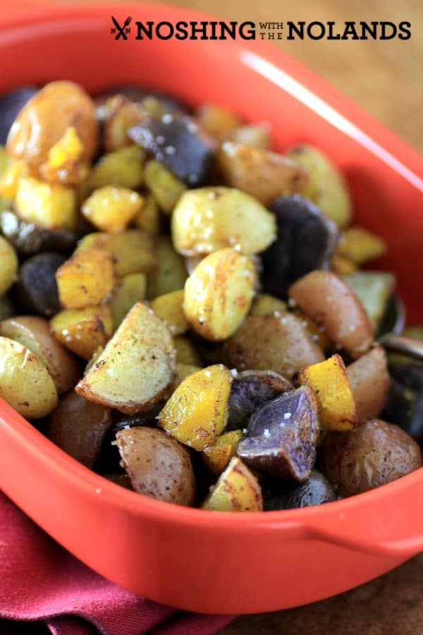 Roasted Cinnamon Little Potatoes and Pumpkin by Noshing With The Nolands (Custom)