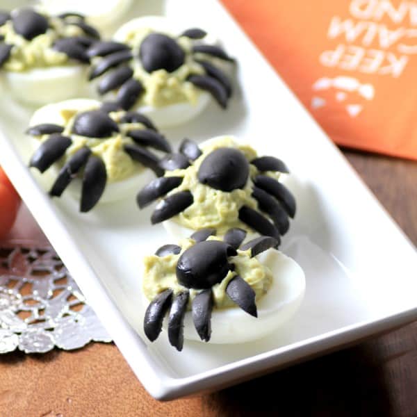 Spider Guacamole Eggs by Noshing With The Nolands