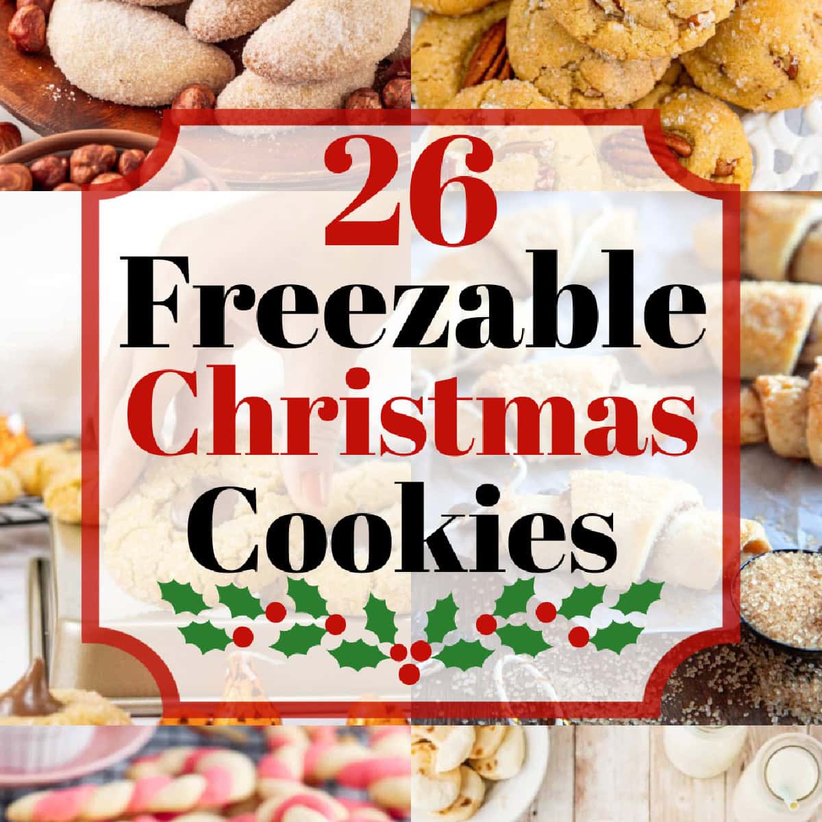 26 Freezable Christmas Cookies Pin.. 