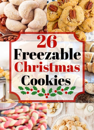 Collage for Freezable Cookies.