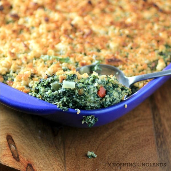 Comfort Spinach Egg Casserole by Noshing With The Nolands