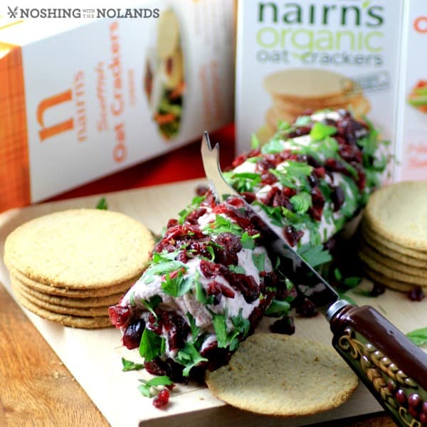 Cranberry Port Goat Cheese Log by Noshing With The Nolands 