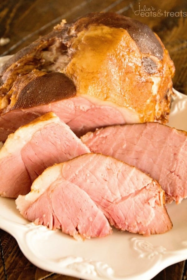 Crock Pot Honey Glazed Ham by Julie's Eats and Treats