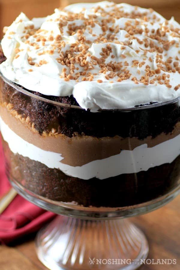 Easy Chocolate Trifle - Supergolden Bakes