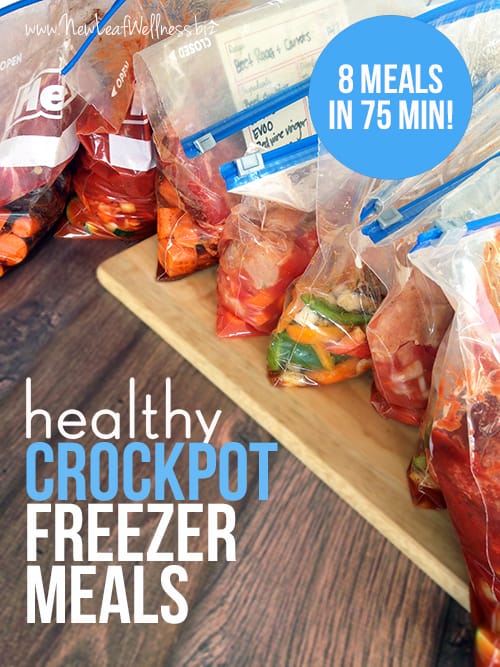 Healthy Crockpot Freezer Meals