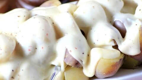 Truffle Cheese Fondue Little Potatoes