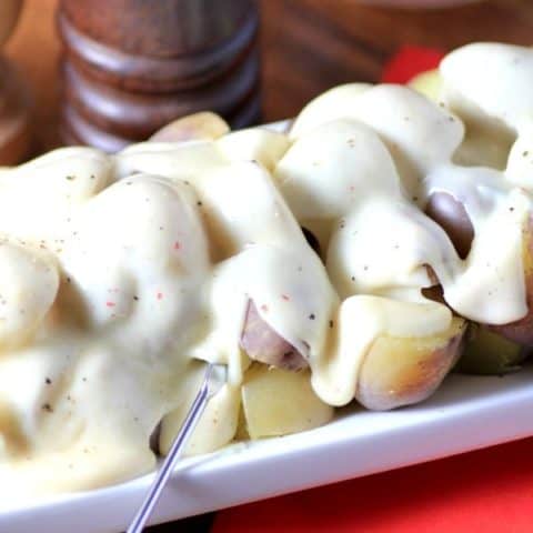 Truffle Cheese Fondue Little Potatoes