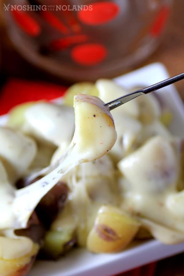 Truffle Cheese Fondue Little Potatoes by Noshing With The Nolands